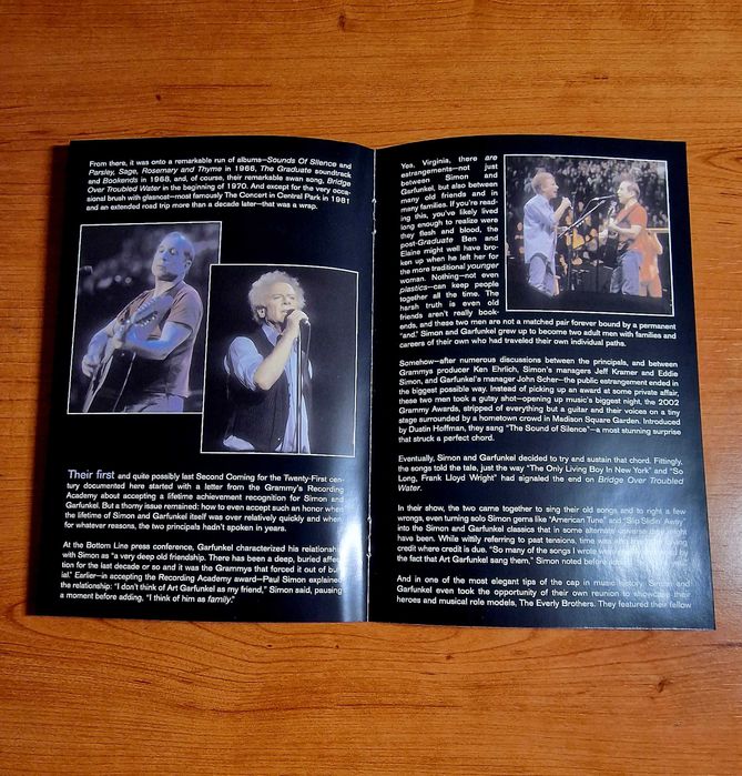 SIMON & GARFUNKEL Old Friends |Live on Stage O Reencontro /dvd+Libreto