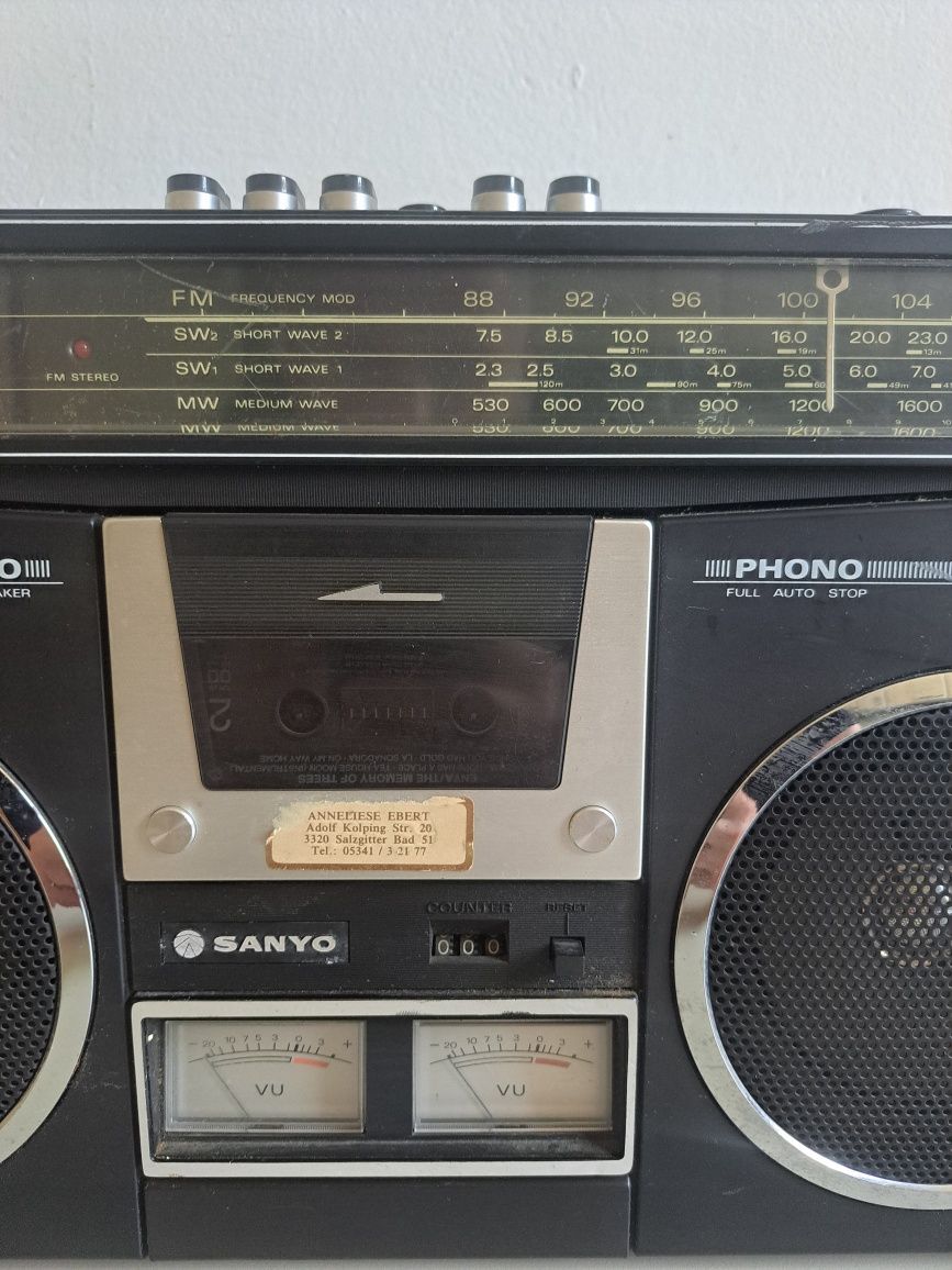 Sanyo m4500 бомбокс магнітофон