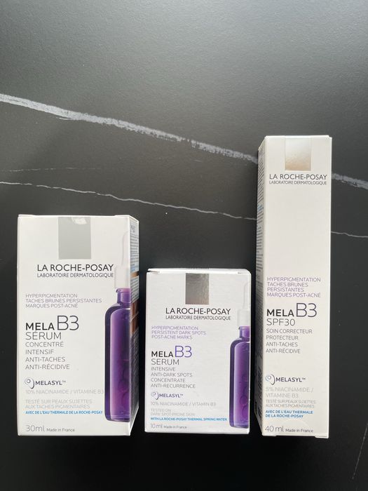 Дієві крема та сироватки пігментації La Roche Posay mela B3 та Єгипет