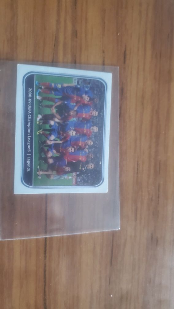 Naklejka piłkarska / kolekcjonerska  fc Barcelona Panini CHL 2008/2009