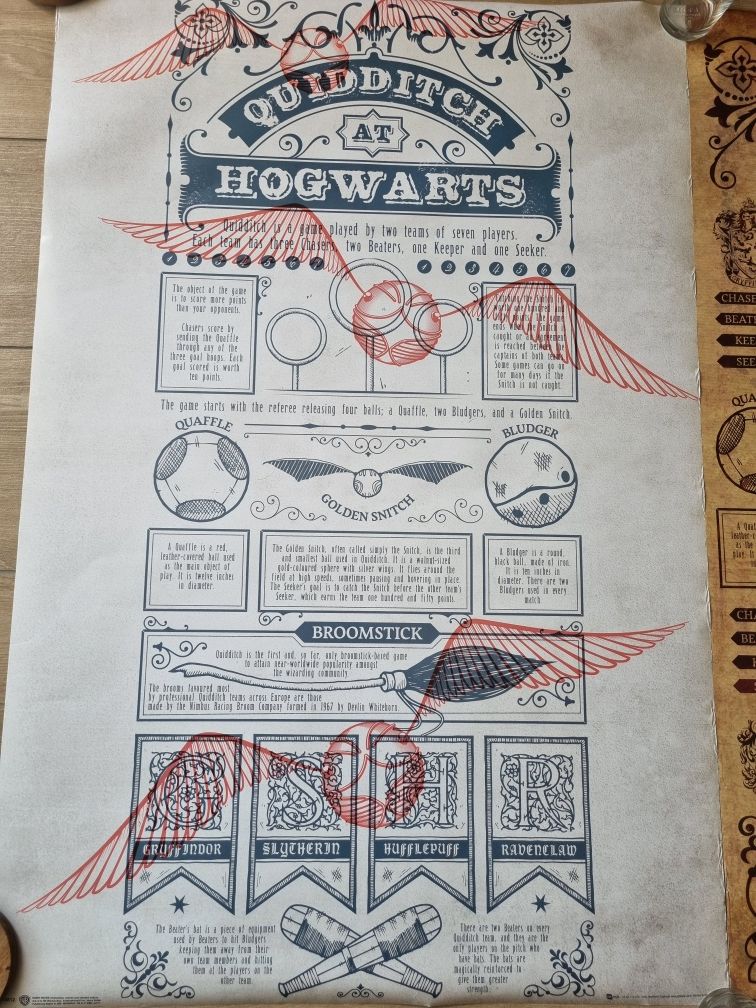 Plakat Harry Potter 3 szt 61x91cm
