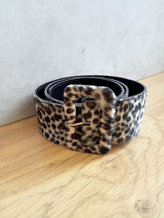 Cinto Senhora padrão leopardo