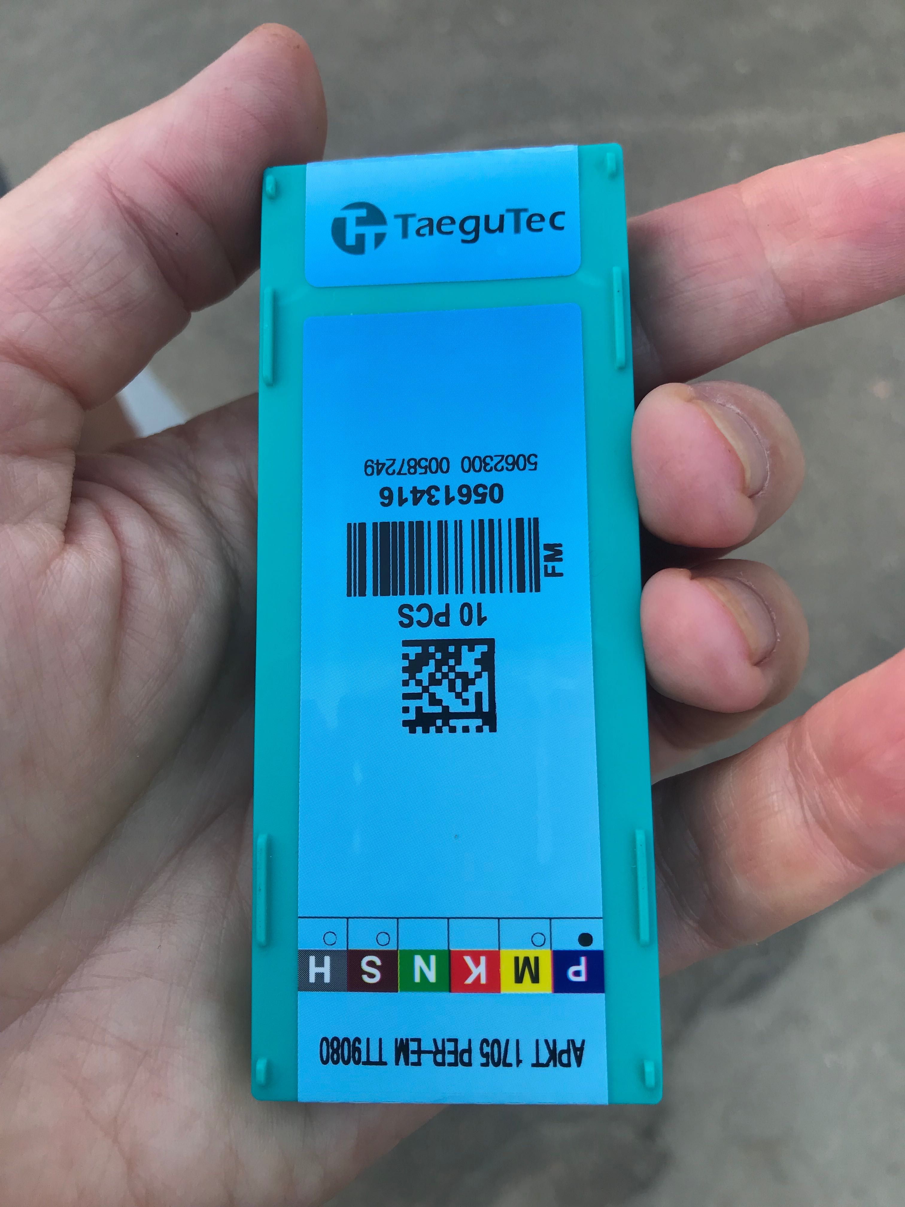 Пластини фрезерні TaeguTec APKT 1705 PER-EM