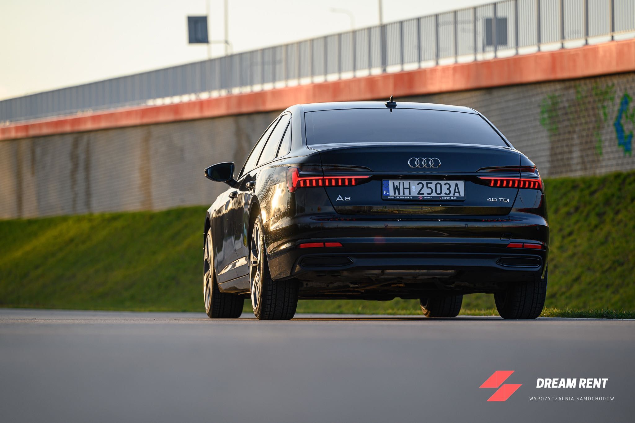 Wynajem AUDI A6 40TDI SLine wypożyczalnia samochodów lotnisko od233PLN