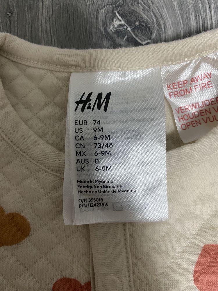 Ромпер h&m 74см