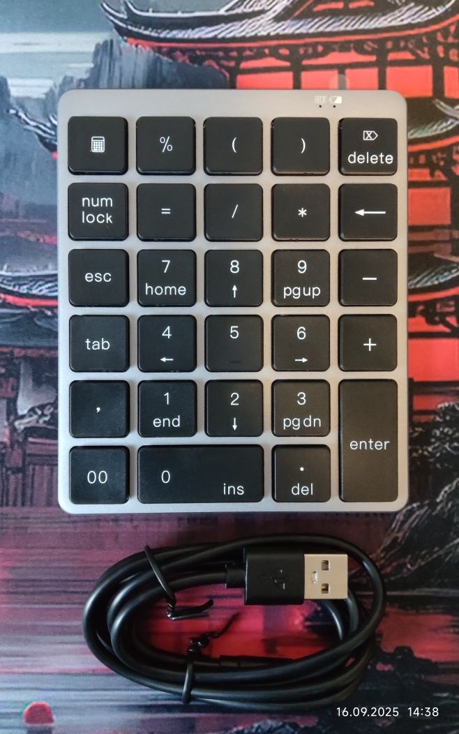 Num pad/Numeric keyboard/USB hub/Нампад/Нампед/мембрана/n970 Pro