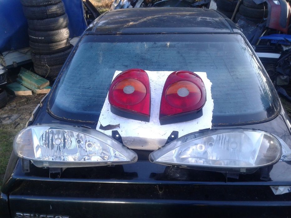 Zderzak Przód Tył Reno Megane 1 FL Lift Renault Lampa Halogen
