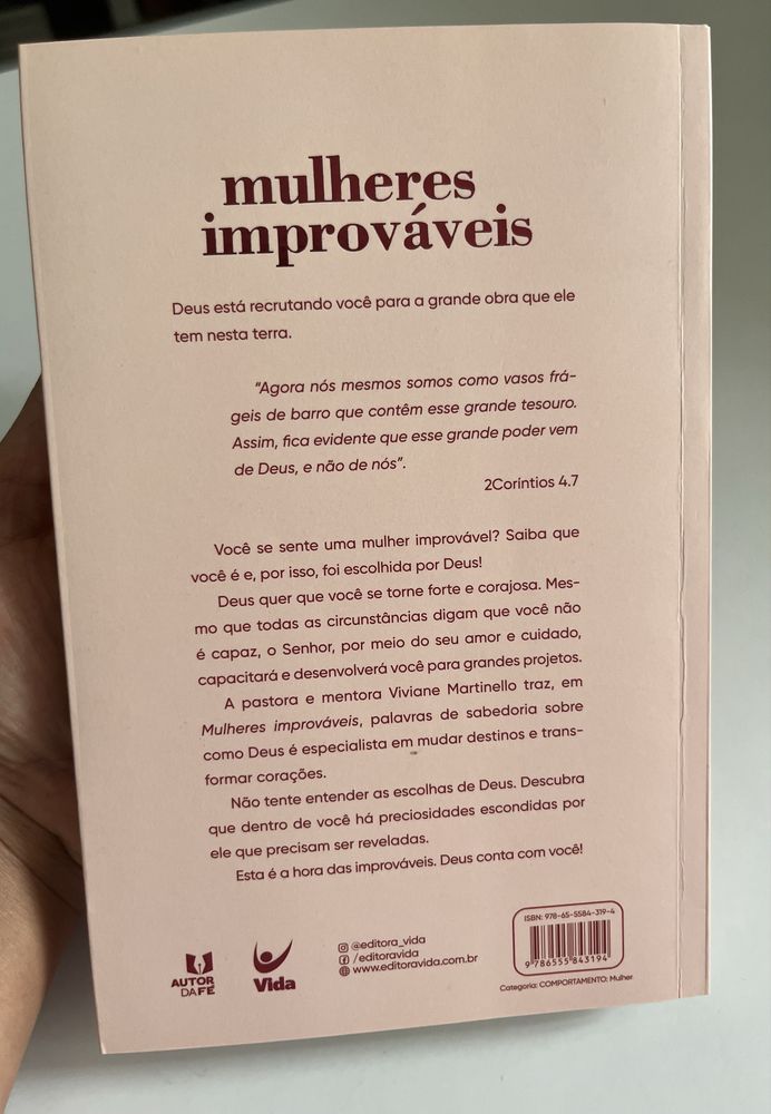 Livro Mulheres Improváveis
