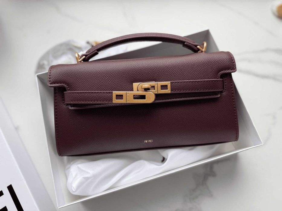 Jw pei | сумка noor deep burgundy оригінал