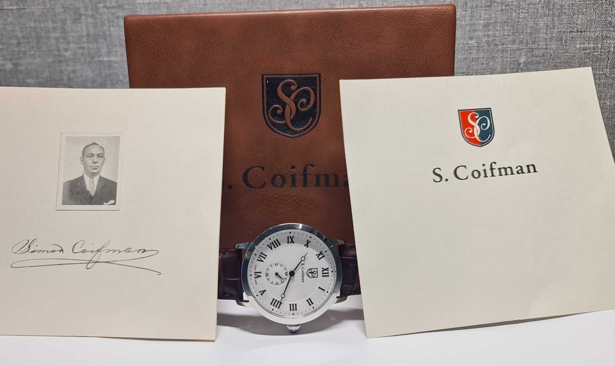 Чоловічий годинник часы S.Coifman SC0360 Swiss Made