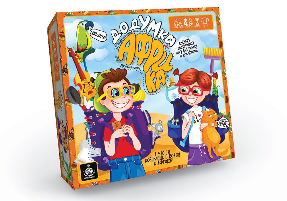 Карточная игра Danko Toys "ДодУМка Африка", укр. и рус.