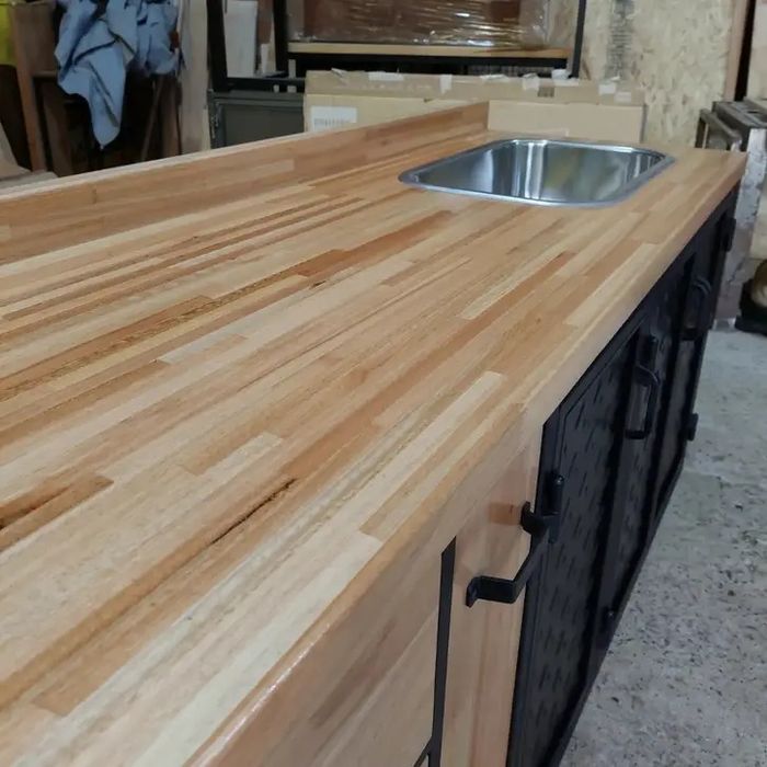 Szafka kuchenna dolna w stylu LOFT pod zlew.