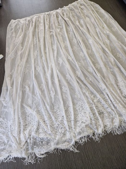 Biale firany na okno