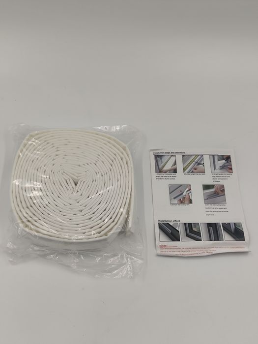 Taśma uszczelniająca samoprzylepna 5m – drzwi/okna, biała