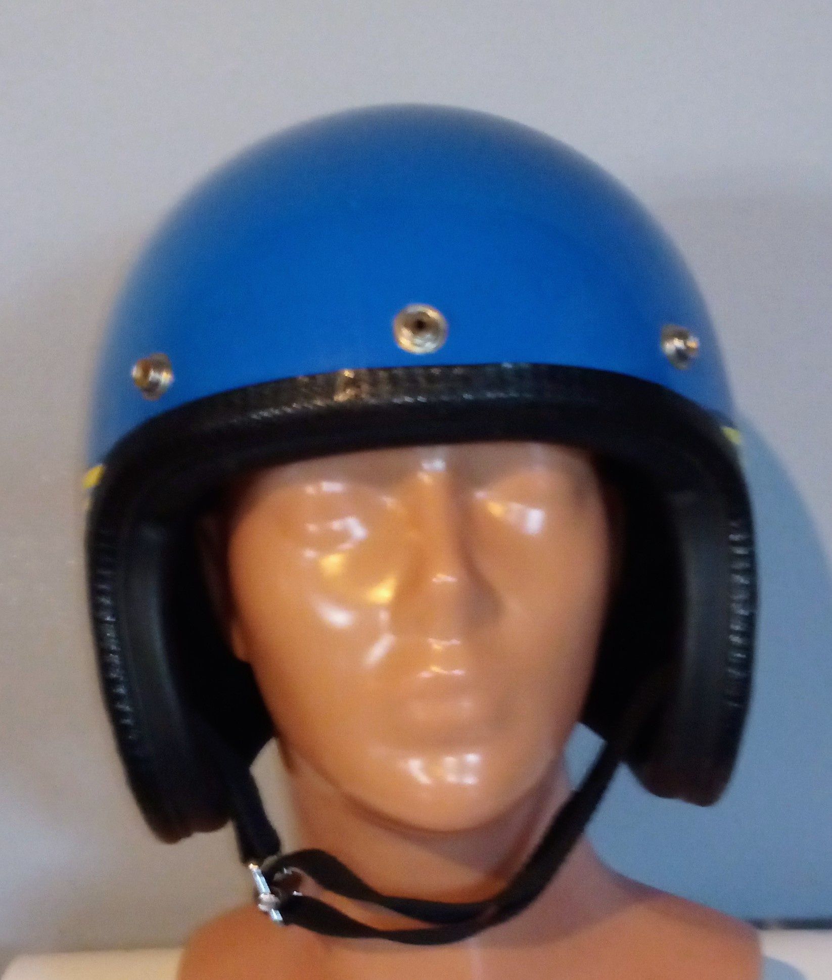 Kask orzeszek PRL stary vintage Helmet duzy rozmiar