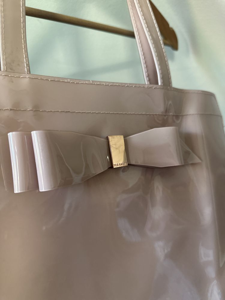 Torba Ted Baker oryginalna różowa dziewczęca shopper