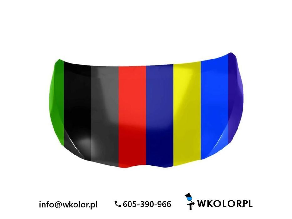 NOWA POKRYWA SILNIKA TOYOTA VERSO 2009-2018 LAKIEROWANA W KOLOR