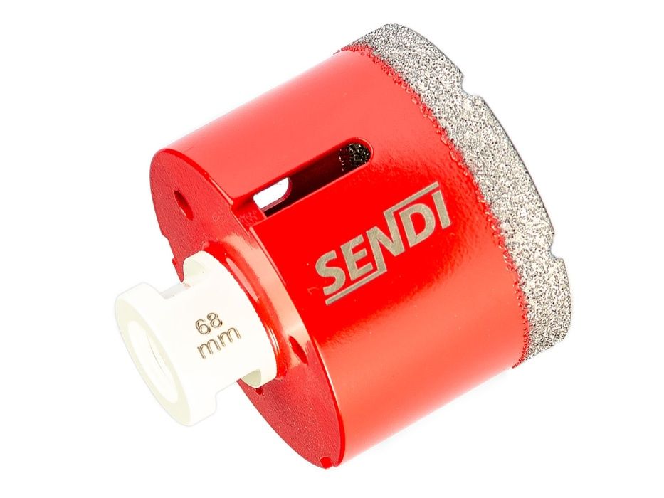 Otwornica diamentowa SENDI 68mm M14 na sucho/różne rozmiary 6-120mm*