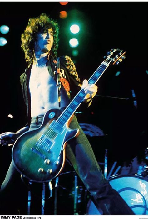 Jimmy Page (Led Zeppelin) - Poster(плакат) Розмір 84х60. New.