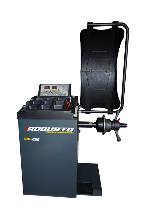 Wyważarka automatyczna Robusto z laserem i ramieniem pomiarowym 230V