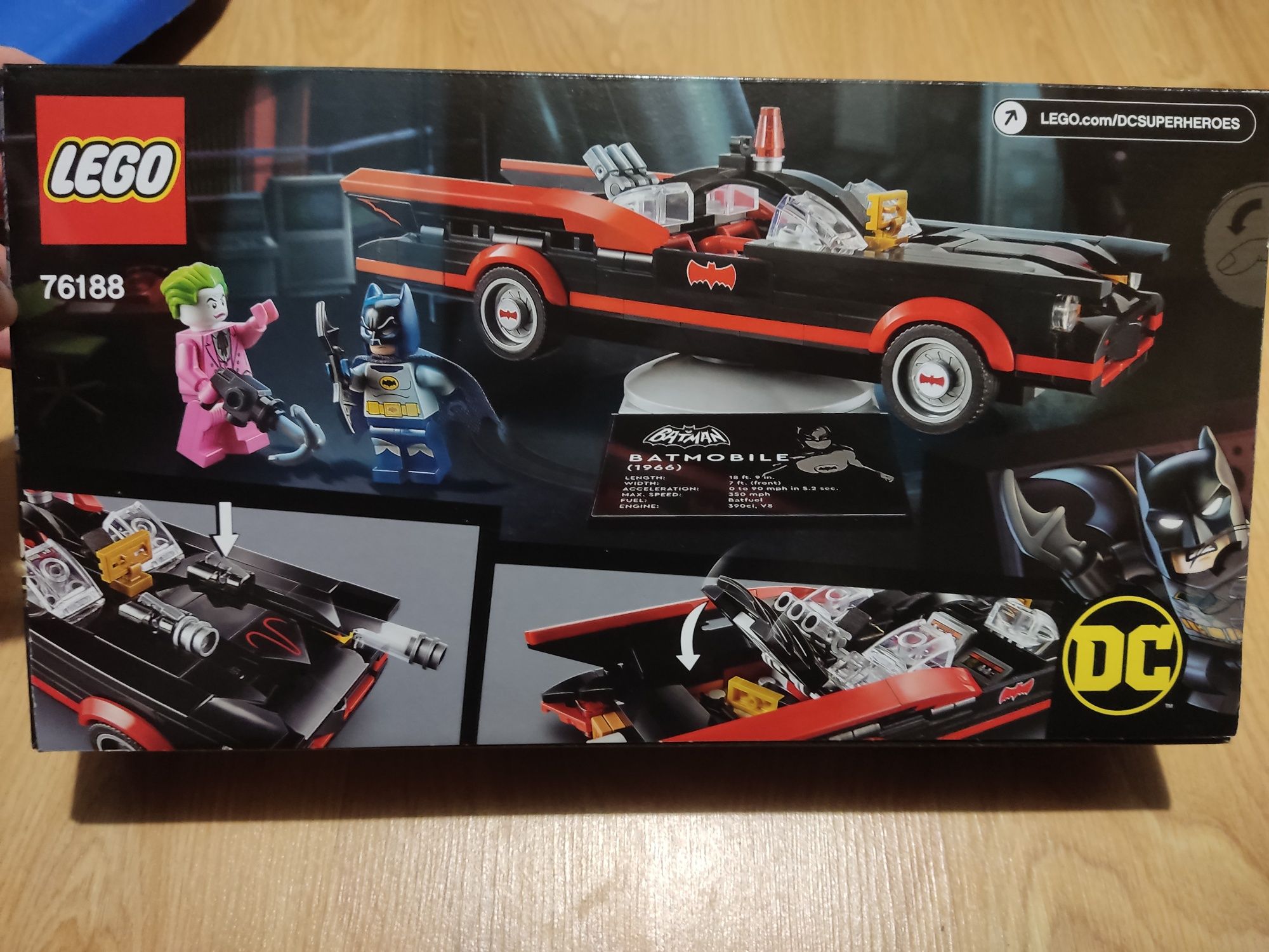 LEGO DC Super Heroes - 76188 - Klasyczny serial TV Batman - Batmobil