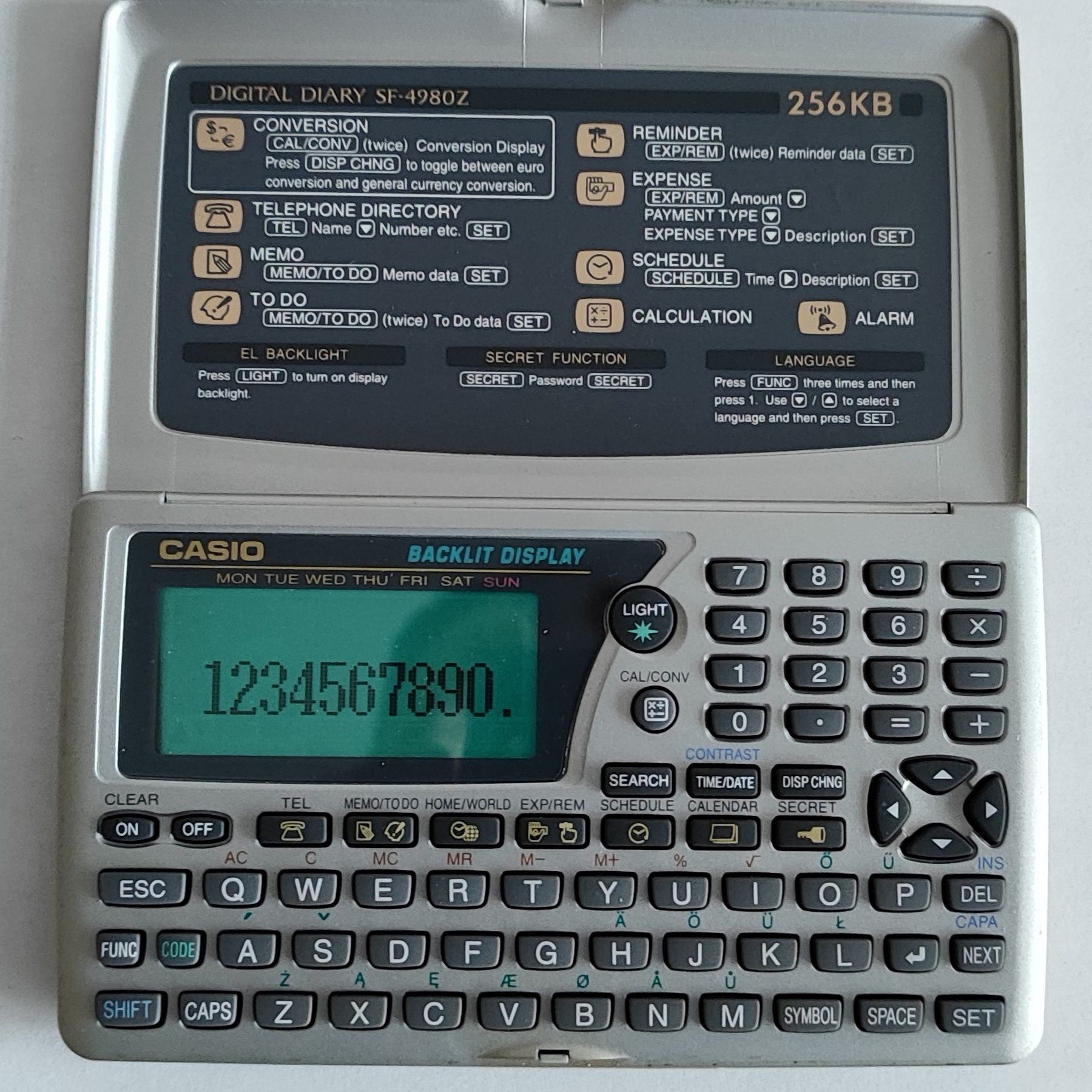 Organizer Casio .