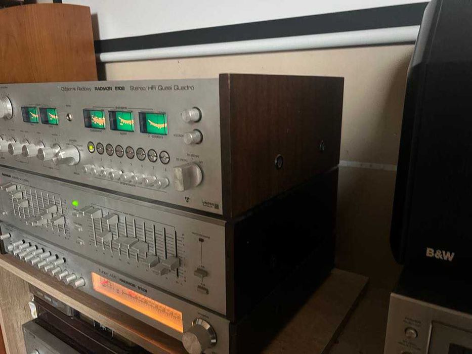 zestaw ampituner Radmor 5102, tuner 5122, korektor 5471 super stan