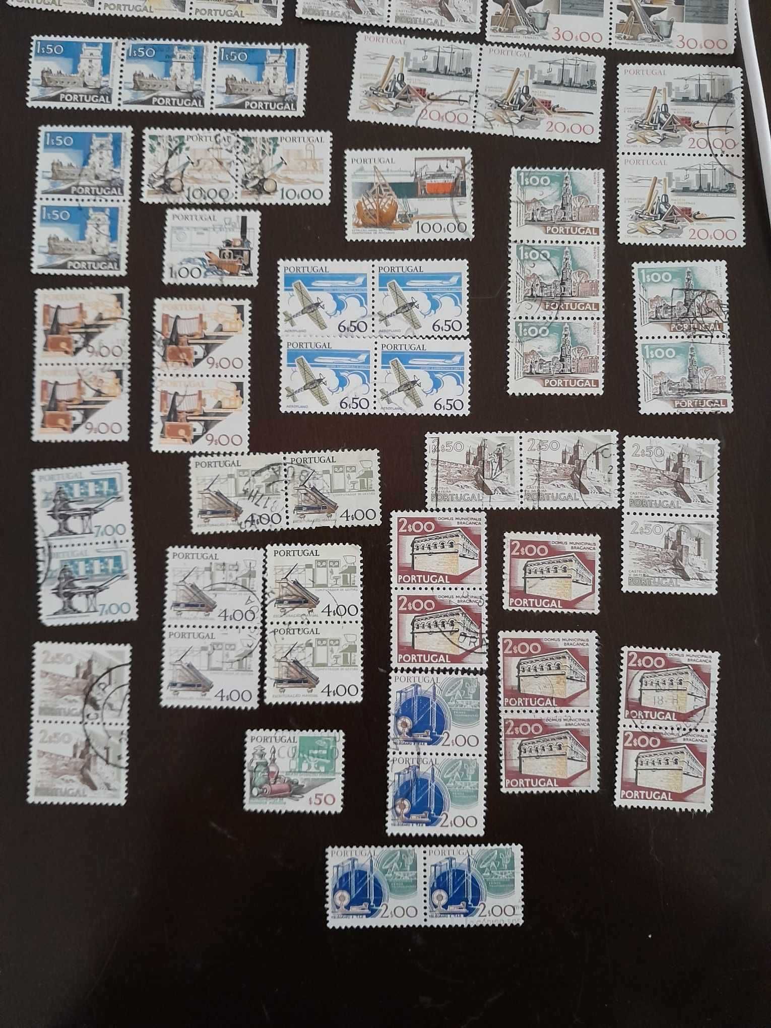Lote de selos de Portugal - Novos e carimbados