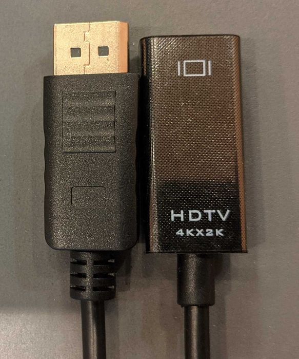 Адаптер, переходник DisplayPort (источник изображения) — HDMI (экран)