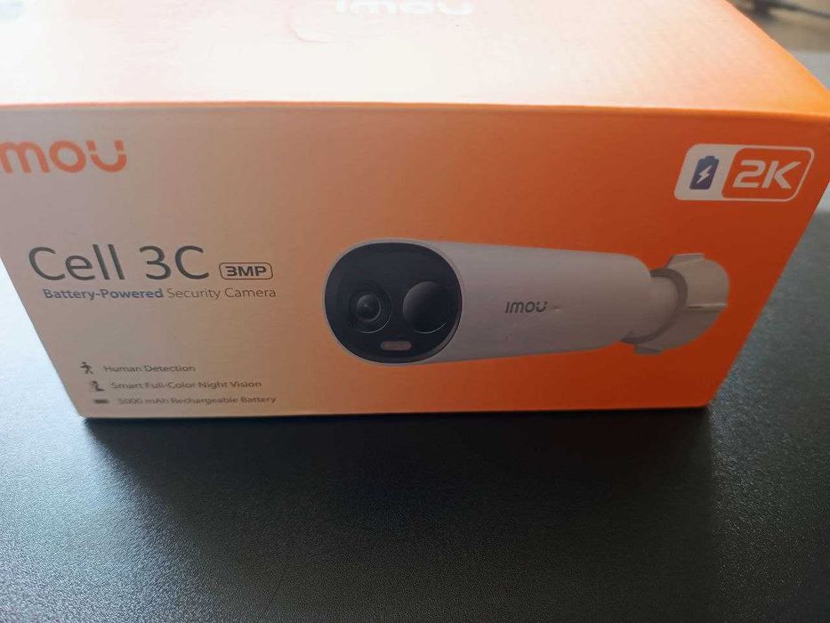 Wi-Fi IP камера Imou Cell 3C 3MP, відеонагляд автономна з акум