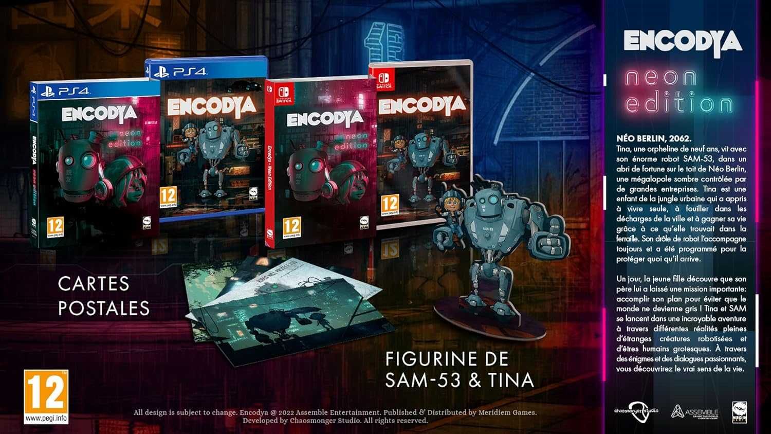 Encodya - Neon Edition Nintendo Switch - przygodówka point & click