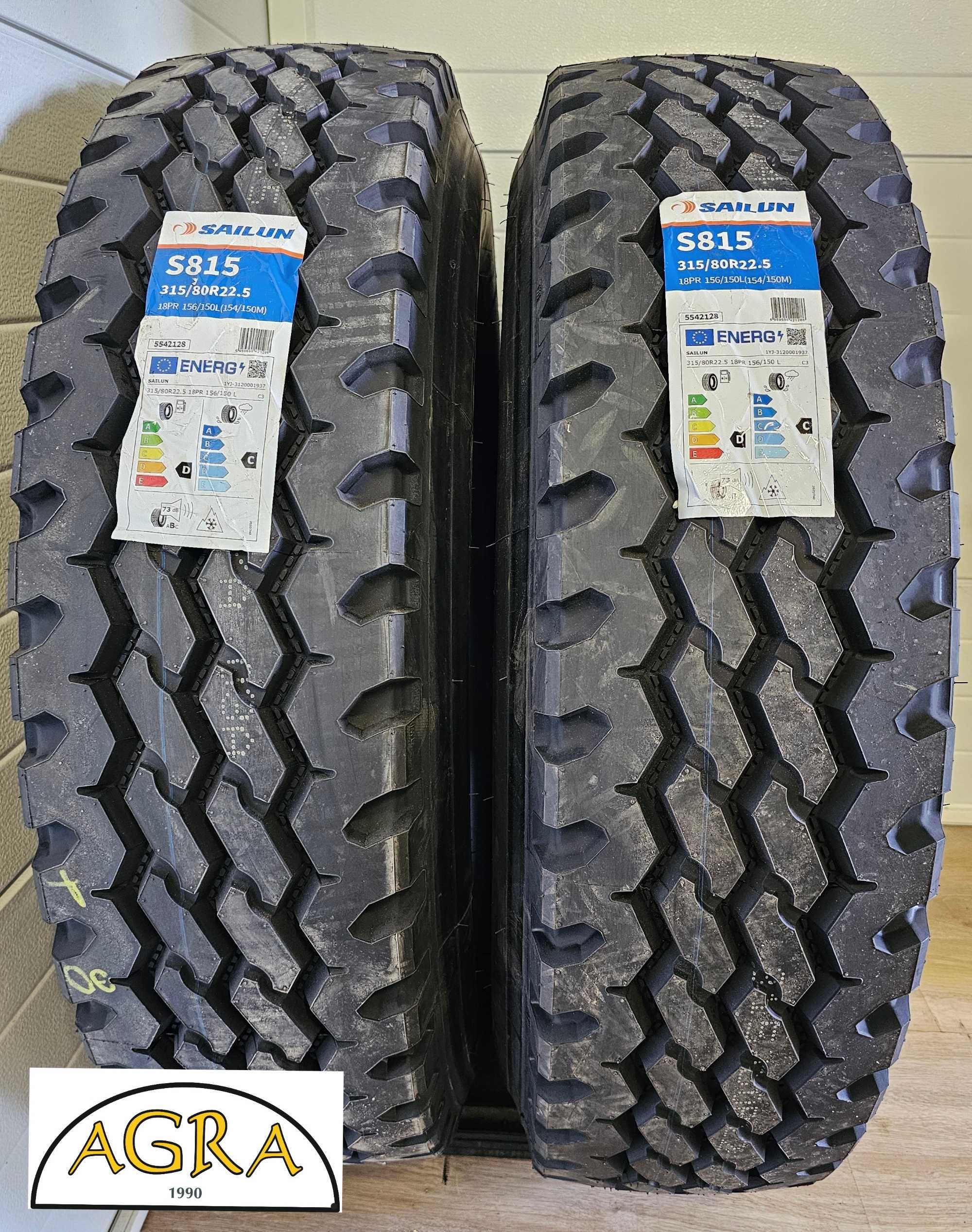 315/80R22.5 SAILUN S815 PRZÓD budowlany opony opona prowadząca MOCNA