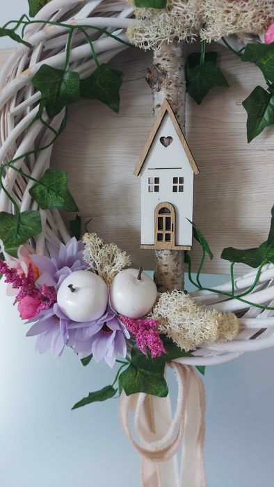 Wianek na drzwi handmade