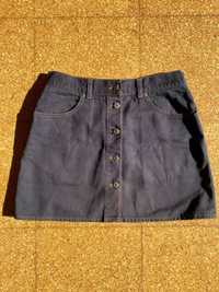 Saia feminina azul denim vintage United colors of benetton. tamanho S