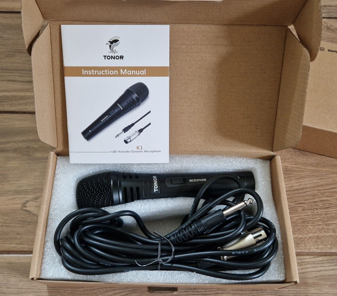 Dynamiczny mikrofon z kablem TONOR K1  XLR 5 m