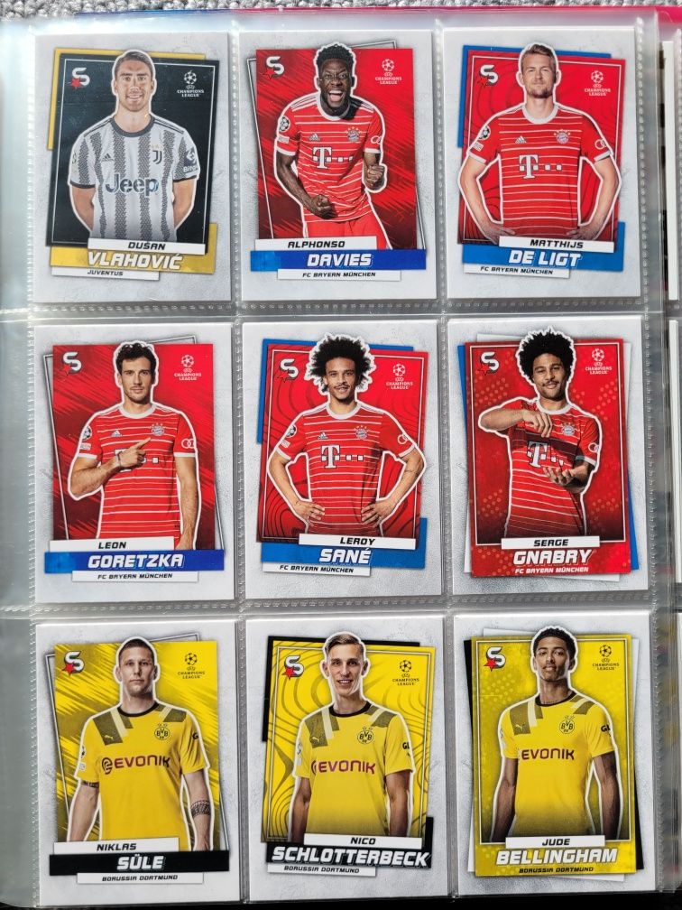 Lote Cartas Superstars Topps