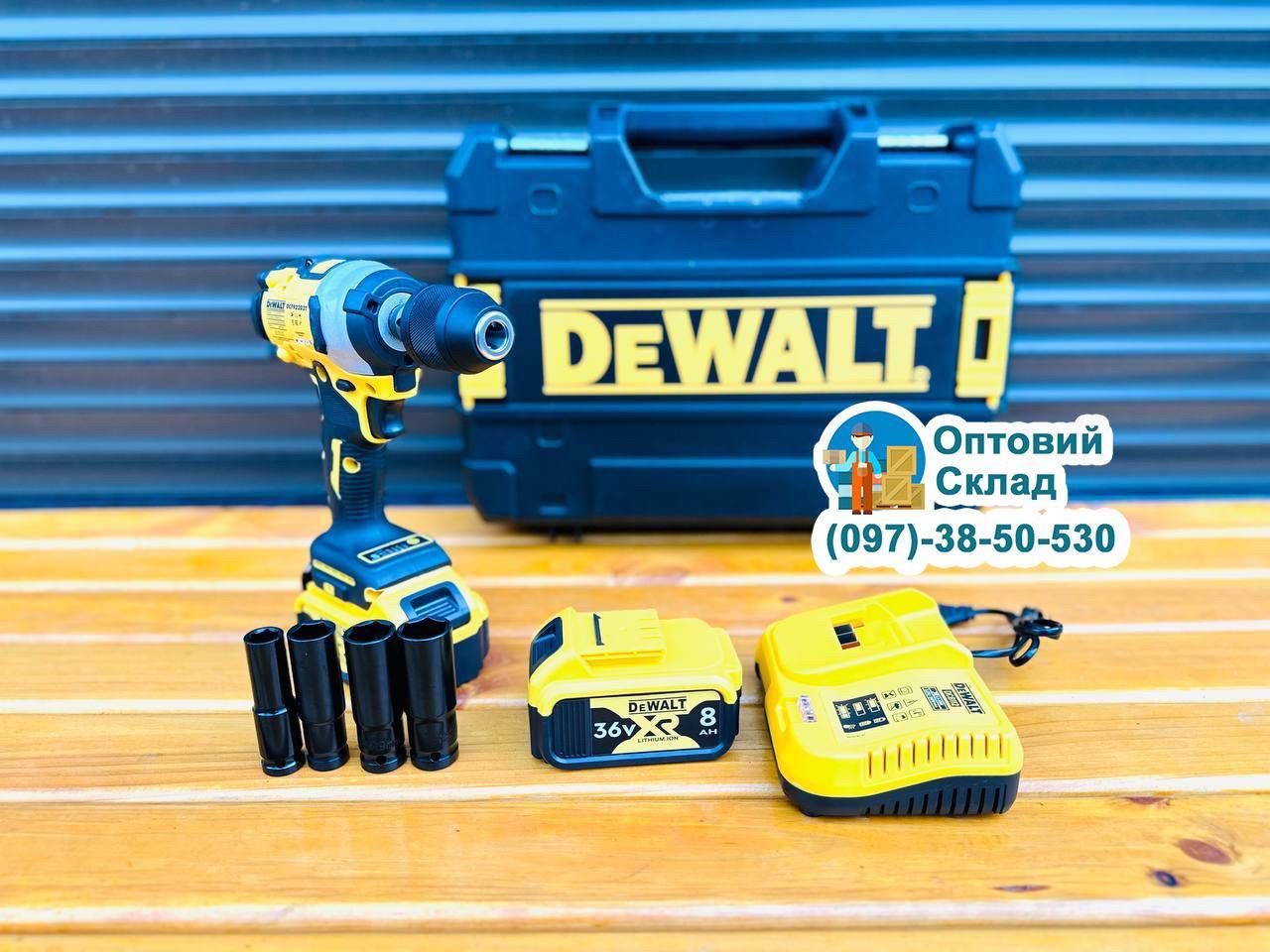 Акумуляторний Гайковерт Винтоверт 2/1 DeWALT DCF 922 D2T 447Nm 36V8A