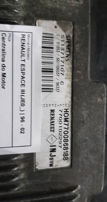 Centralina motor / ECU RENAULT Espace/Grand Espace III (JE0_)