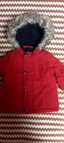 Зимова тепла куртка на 6-9 місяців