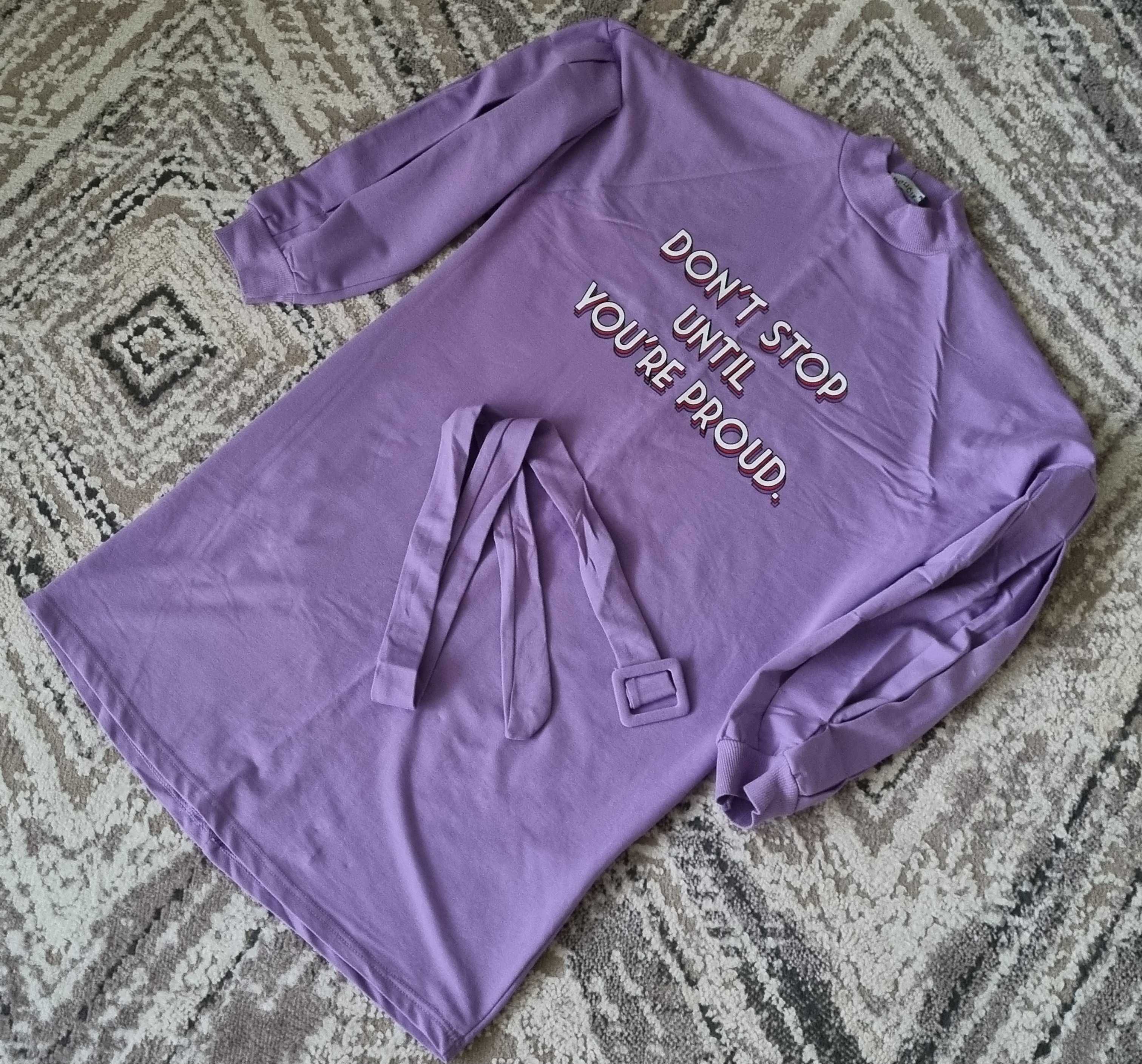 Sukienka bluza długa dla dziewczynki-nastolatki rozmiar M(do 162)