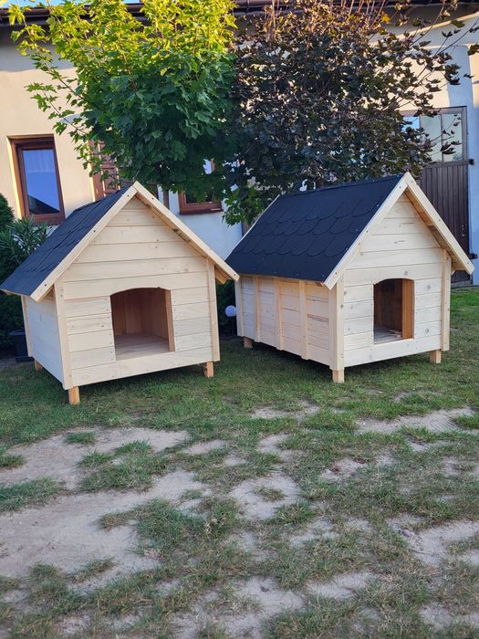 Buda dla psa nowa heblowana ocieplana solidna każdy wymiar Owczarek