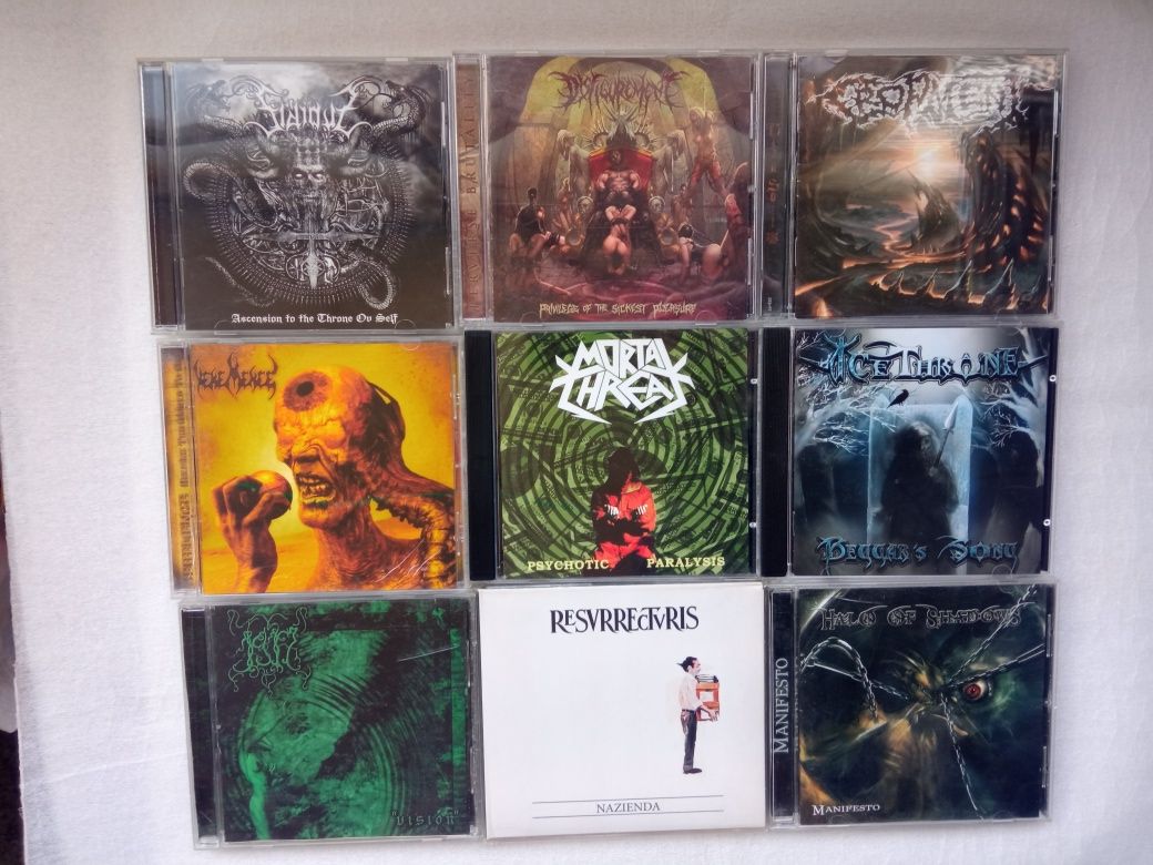 фирменные CD hard/heavy/death/black/grind ...