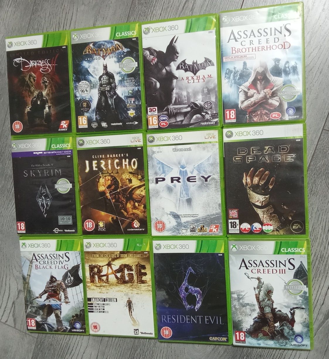 Sprzedam gry na konsolę Xbox 360