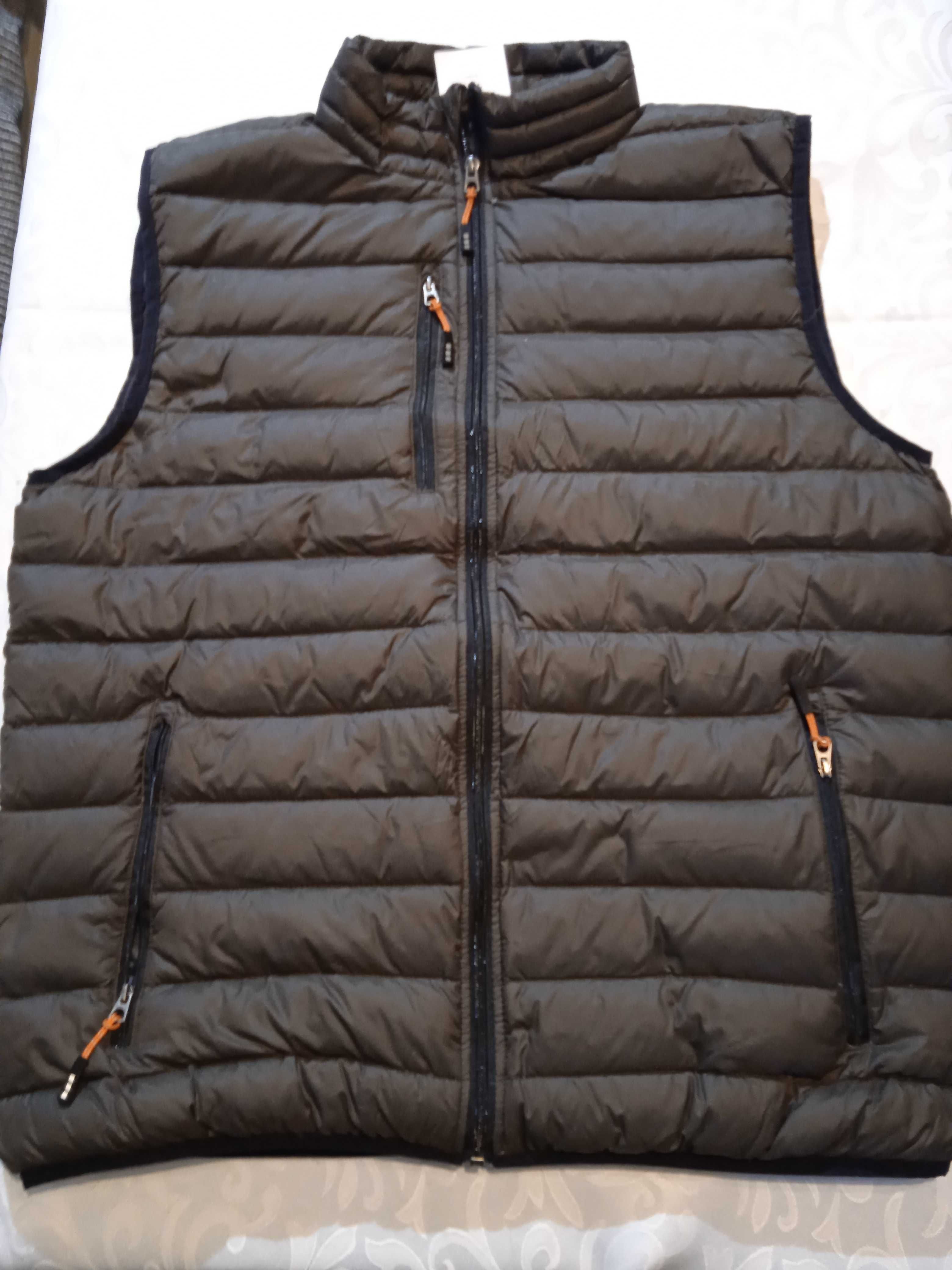 Elevate Bezrękawnik Kamizelka (puch naturalny) Nowy Khaki Rozm XL