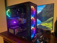 .Komputer do gier Intel Core i7 7700 + 32GB DDR4 + GTX 1070 Ti 8GB