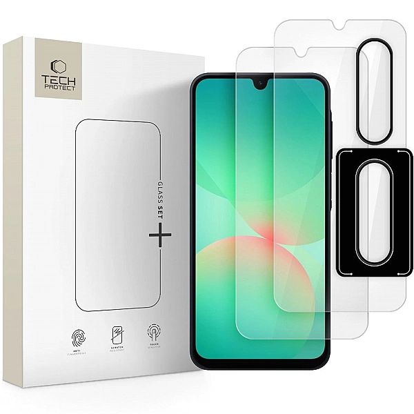 Szkło Hartowane Tech-Protect Glass Set+ Galaxy A26/5G Clear