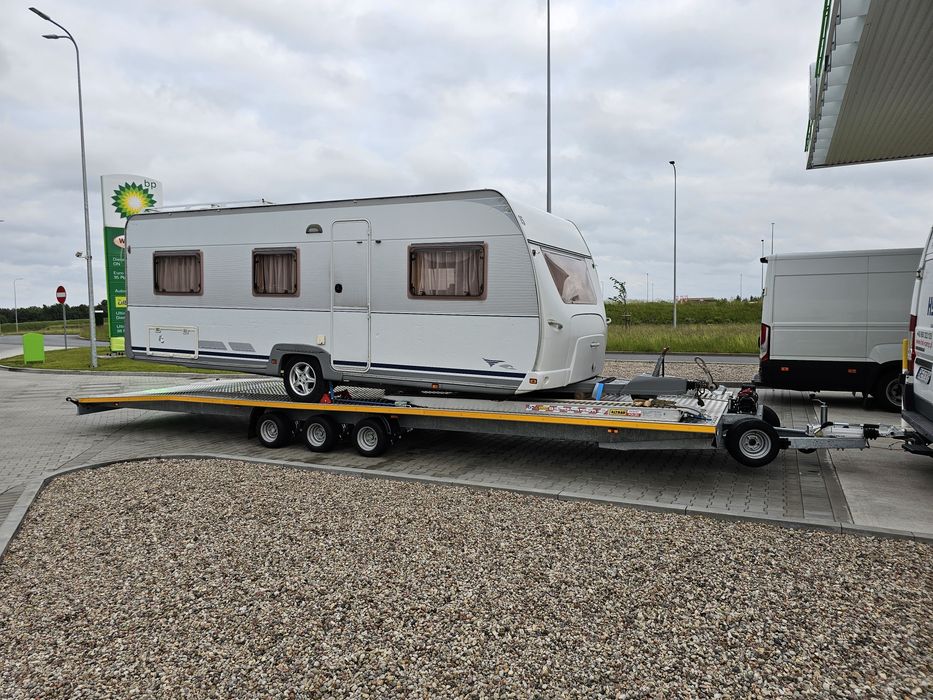 Transport przyczep kempingowych i kamperów