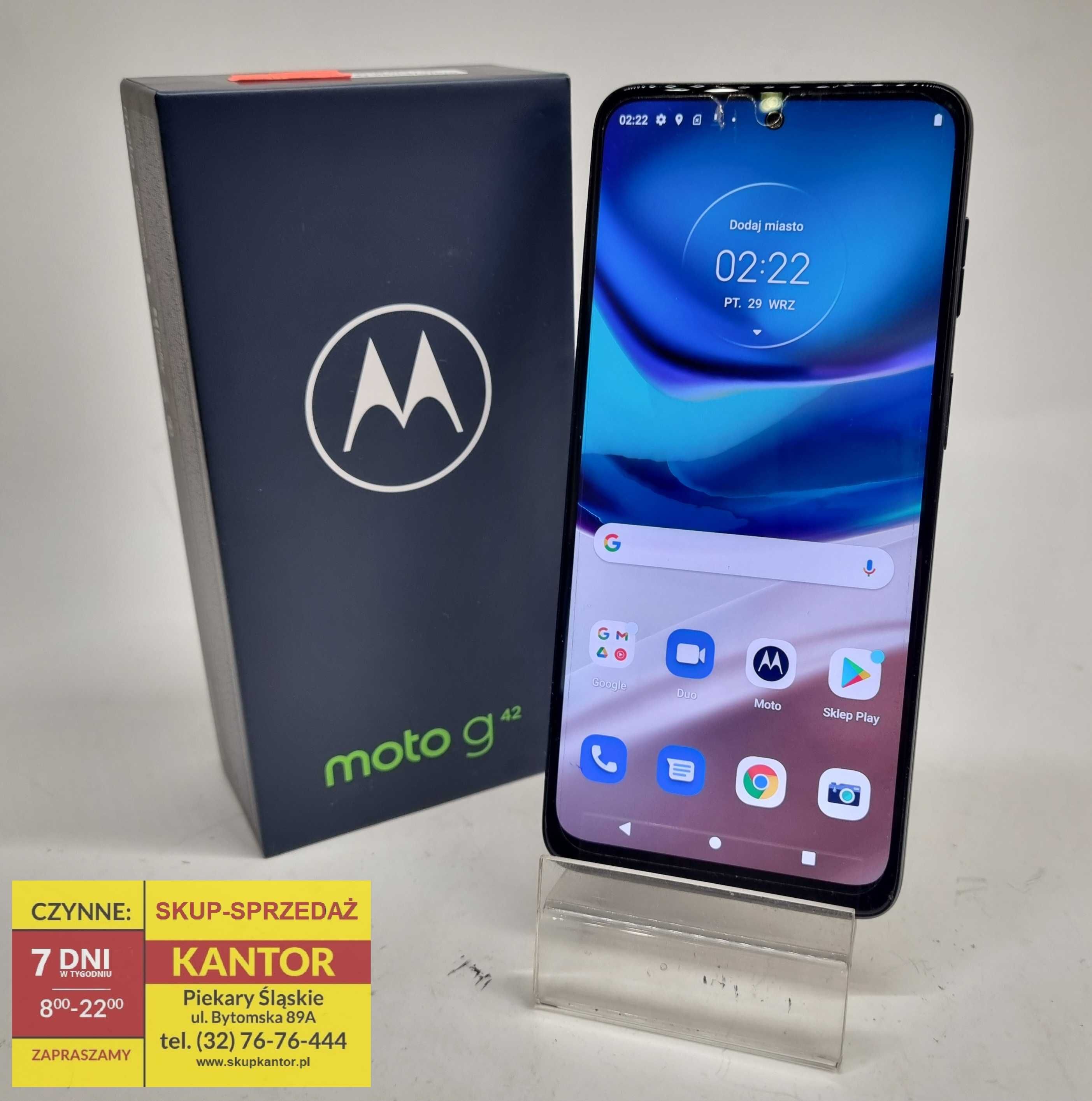 6007/23 Telefon komórkowy - Motorola Moto G42 - pudełko