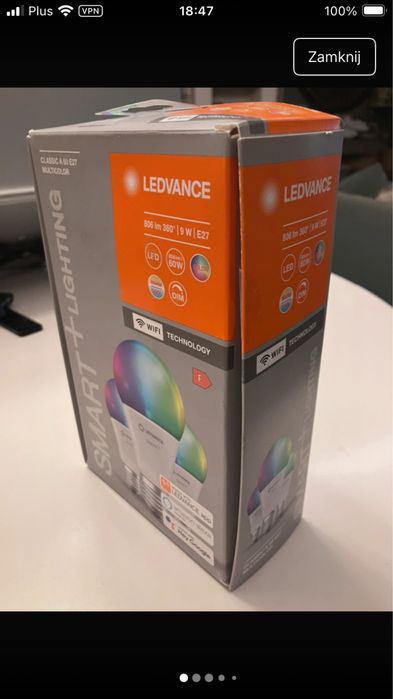 Zestaw 3 zarowki i 2 gniazdka osram ledvance
