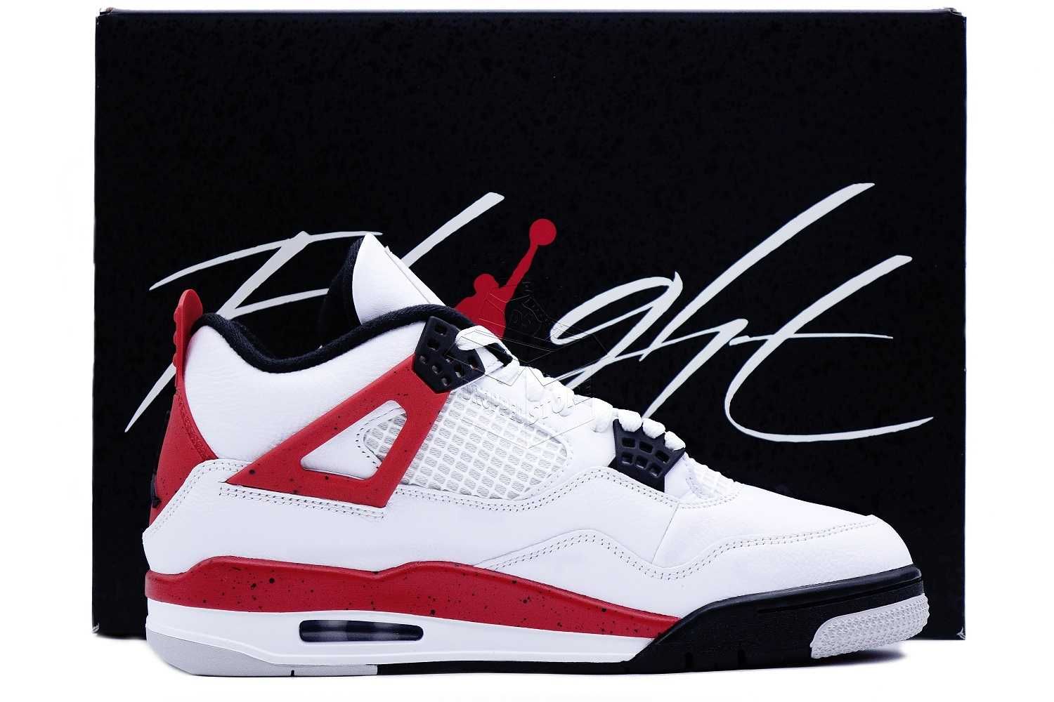 Nike AIR JORDAN 4 Red Cement / DH6927–161